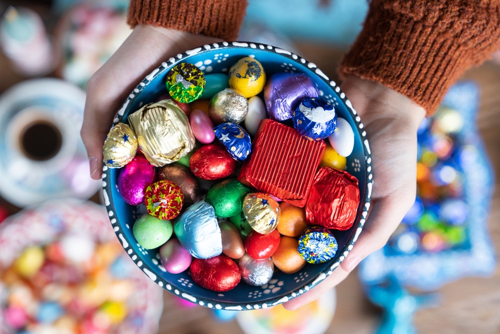 Colorful,Ramadan,Eid,Candy,And,Chocolate,In,The,Traditional,Ottoman